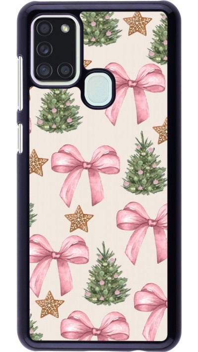 Coque Samsung Galaxy A21s - Christmas 25 Vintage Ribbons