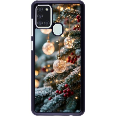 Samsung Galaxy A21s Case Hülle - Christmas 25 Xmas Decorated Tree