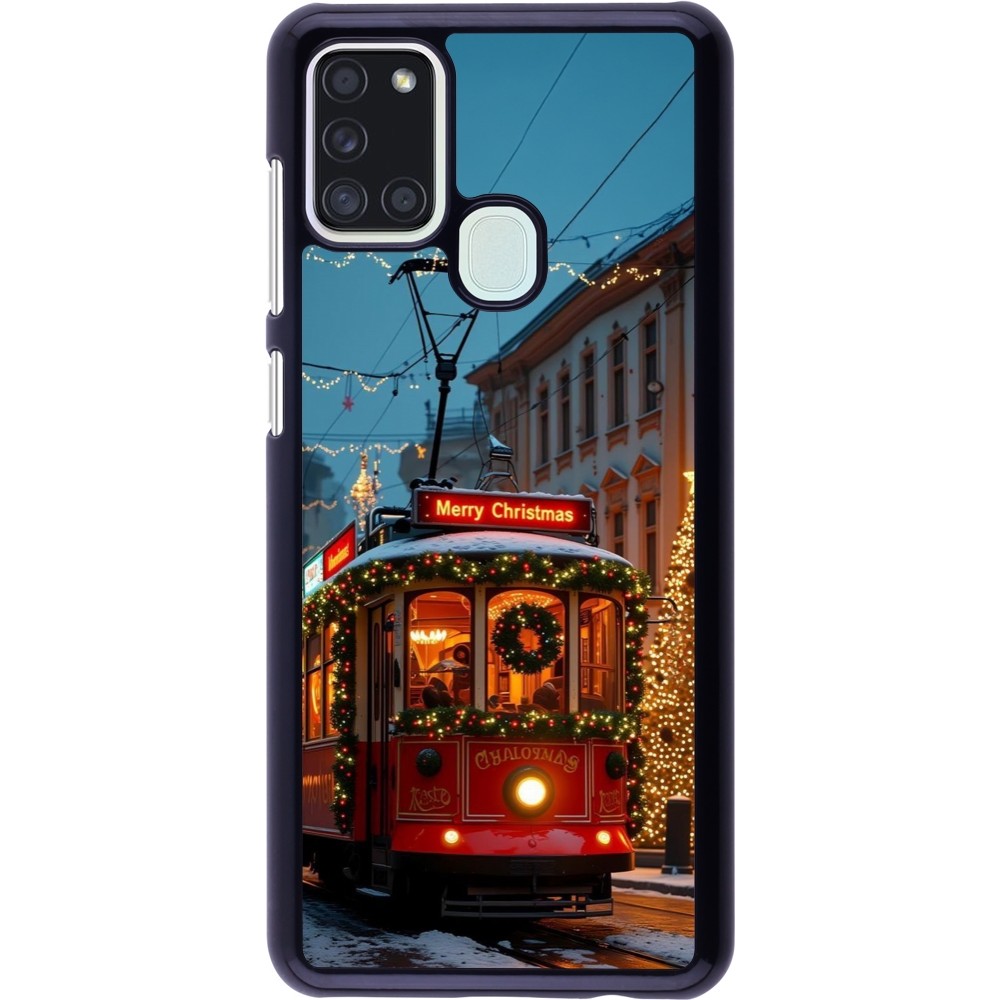 Coque Samsung Galaxy A21s - Christmas 25 Xmas Train