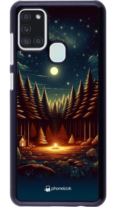 Coque Samsung Galaxy A21s - Clairière éclairée par lanterne