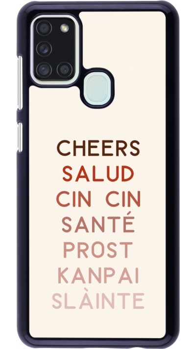 Coque Samsung Galaxy A21s - Cocktail Cheers Salud