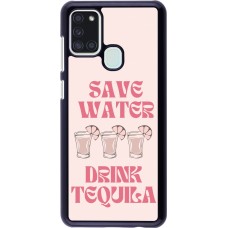 Samsung Galaxy A21s Case Hülle - Cocktail Save Water Drink Tequila