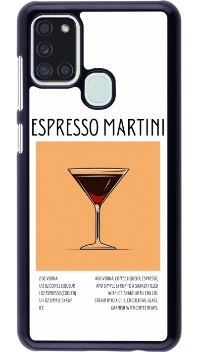 Coque Samsung Galaxy A21s - Cocktail recette Espresso Martini