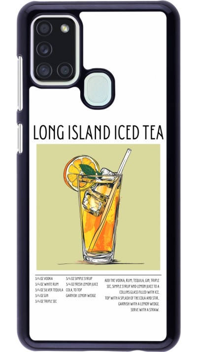 Coque Samsung Galaxy A21s - Cocktail recette Long Island Ice Tea