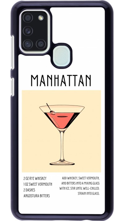Coque Samsung Galaxy A21s - Cocktail recette Manhattan