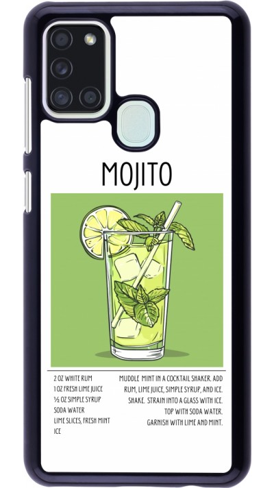 Samsung Galaxy A21s Case Hülle - Cocktail Rezept Mojito