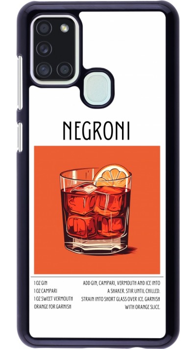 Coque Samsung Galaxy A21s - Cocktail recette Negroni