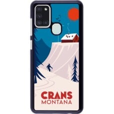 Samsung Galaxy A21s Case Hülle - Crans-Montana Cabane