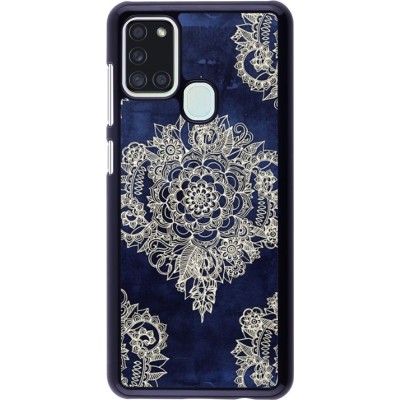 Coque Samsung Galaxy A21s - Cream Flower Moroccan