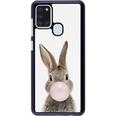 Samsung Galaxy A21s Case Hülle - Easter 2023 bubble gum bunny