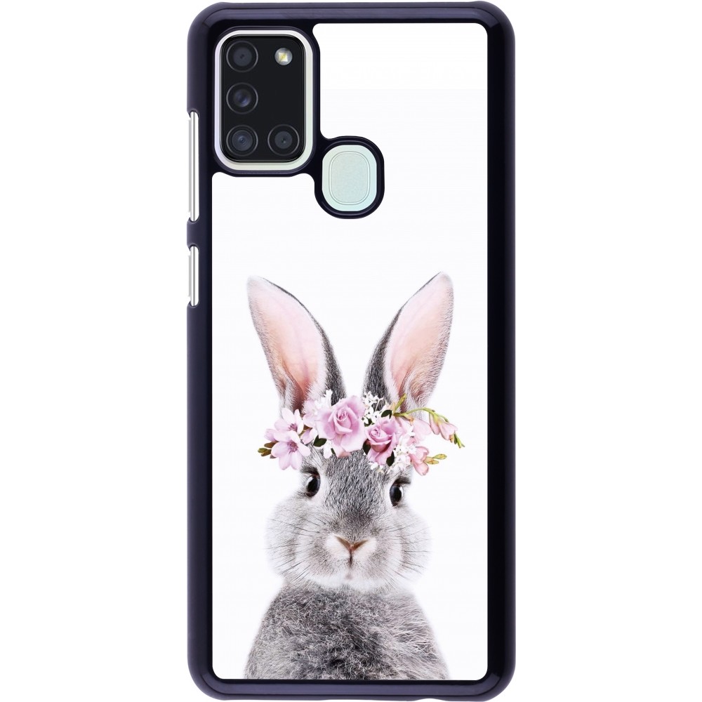 Samsung Galaxy A21s Case Hülle - Easter 2023 flower bunny