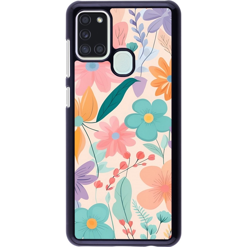 Samsung Galaxy A21s Case Hülle - Easter 2024 spring flowers
