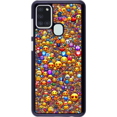 Coque Samsung Galaxy A21s - Emoji mixed