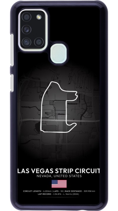 Samsung Galaxy A21s Case Hülle - F1 Track 2025 Las Vegas