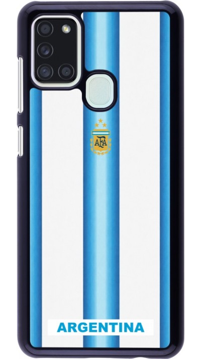 Coque Samsung Galaxy A21s - Maillot de football Argentine 2026 personnalisable
