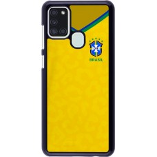 Samsung Galaxy A21s Case Hülle - Brasilien 2022 personalisierbares Fußballtrikot