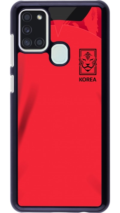 Samsung Galaxy A21s Case Hülle - Südkorea 2022 personalisierbares Fussballtrikot