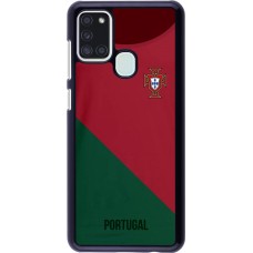Samsung Galaxy A21s Case Hülle - Fussballtrikot Portugal2022