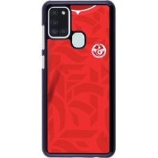 Samsung Galaxy A21s Case Hülle - Tunesien 2022 personalisierbares Fussballtrikot