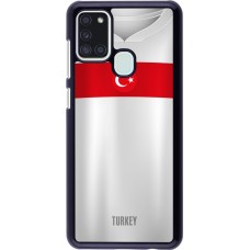 Samsung Galaxy A21s Case Hülle - Türkei personalisierbares Fussballtrikot
