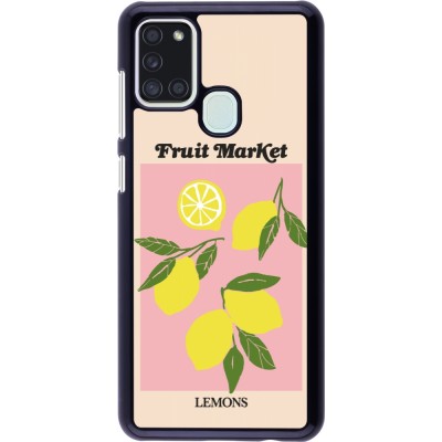 Samsung Galaxy A21s Case Hülle - Fruit market lemons 2026