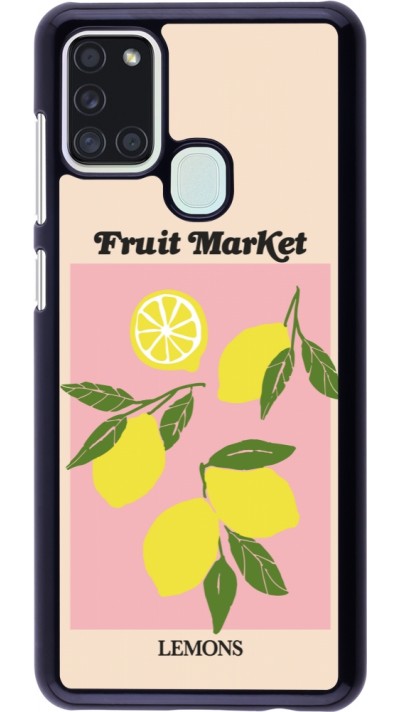 Coque Samsung Galaxy A21s - Fruit market lemons 2026