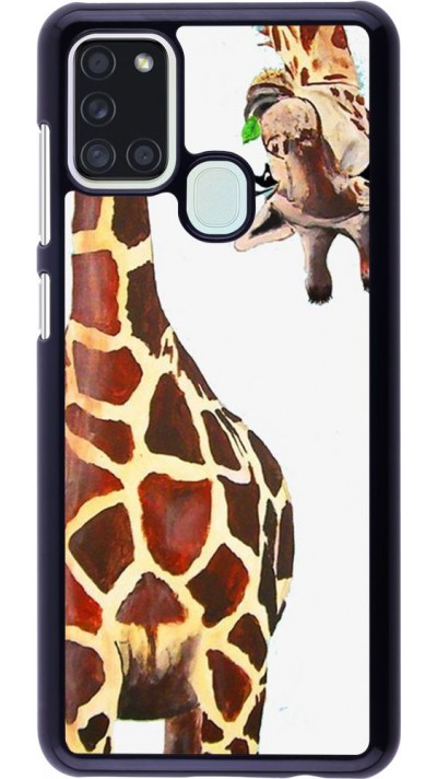 Hülle Samsung Galaxy A21s - Giraffe Fit