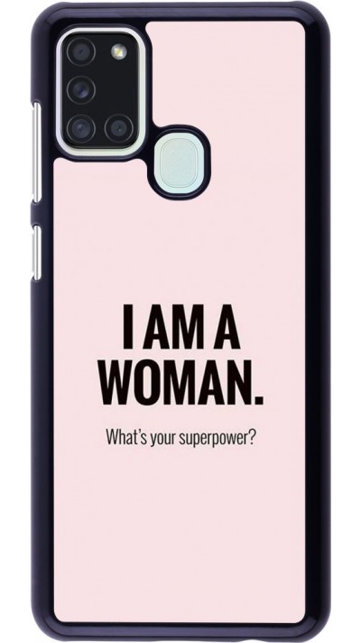 Hülle Samsung Galaxy A21s - I am a woman