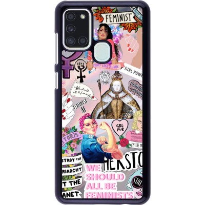 Coque Samsung Galaxy A21s - Girl Power Collage
