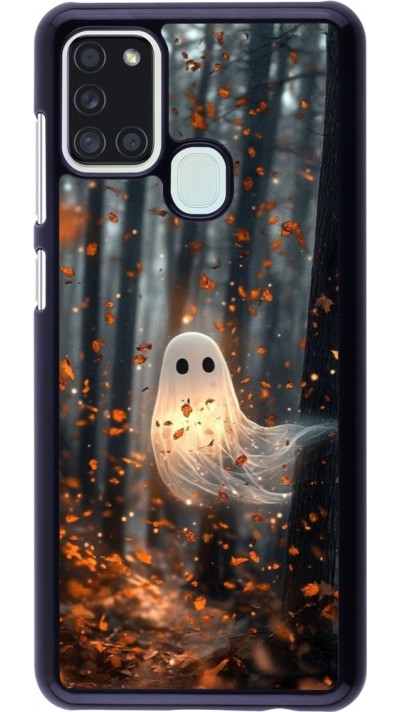 Samsung Galaxy A21s Case Hülle - Halloween 2025 Ghost in the forest