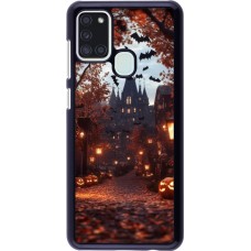 Samsung Galaxy A21s Case Hülle - Halloween 2025 Haunted house