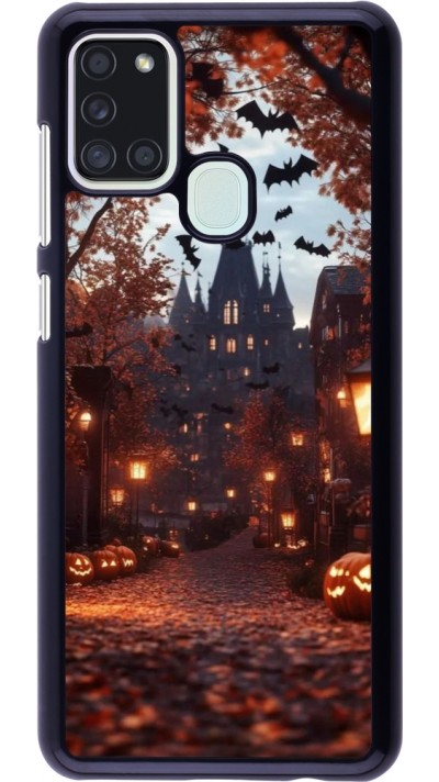 Samsung Galaxy A21s Case Hülle - Halloween 2025 Haunted house