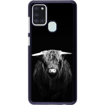 Coque Samsung Galaxy A21s - Highland calf black