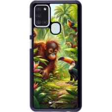 Samsung Galaxy A21s Case Hülle - Tropischer Dschungel Tayrona