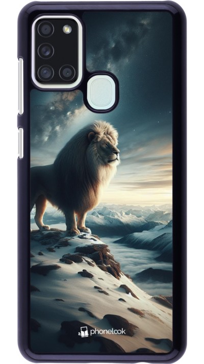Coque Samsung Galaxy A21s - Le lion blanc