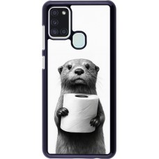 Coque Samsung Galaxy A21s - Loutre papier de toilette