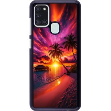 Samsung Galaxy A21s Case Hülle - Malediven Abenddämmerung Glückseligkeit