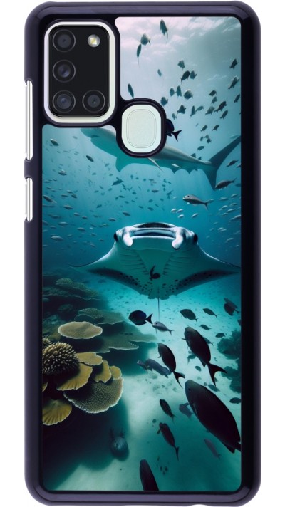 Coque Samsung Galaxy A21s - Manta Lagon Nettoyage