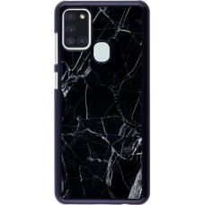 Coque Samsung Galaxy A21s - Marble Black 01