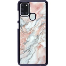 Samsung Galaxy A21s Case Hülle - Rosa Leuchtender Marmor
