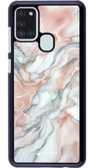 Coque Samsung Galaxy A21s - Marbre Rose Lumineux