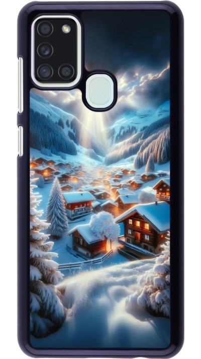 Coque Samsung Galaxy A21s - Mont Neige Lumière