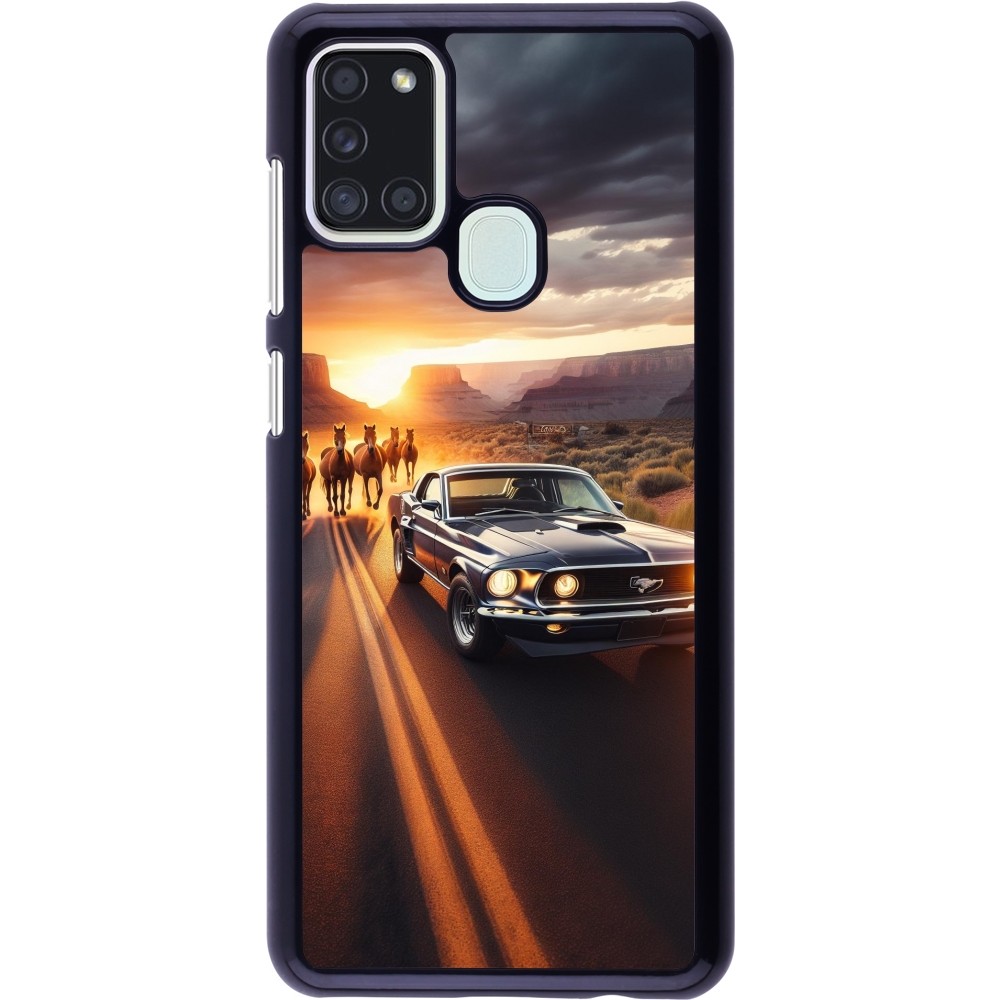 Samsung Galaxy A21s Case Hülle - Mustang 69 Grand Canyon