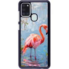 Samsung Galaxy A21s Case Hülle - Paint Flamingo