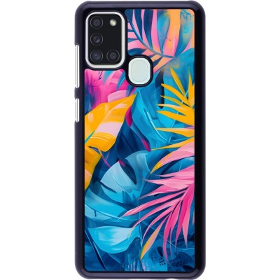 Coque Samsung Galaxy A21s - Palms Blue