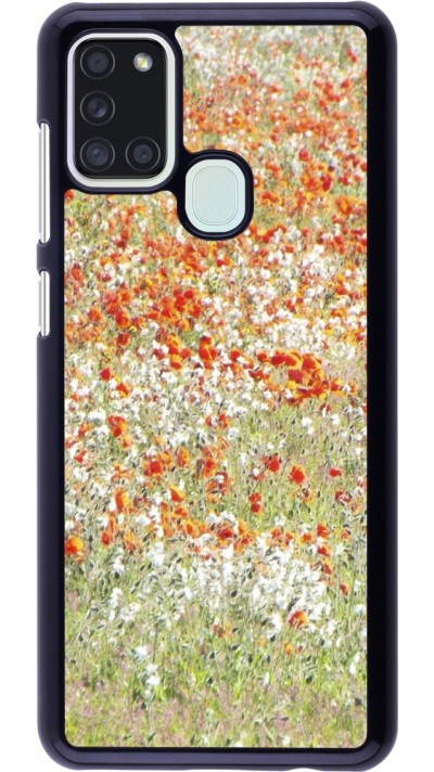 Coque Samsung Galaxy A21s - Petites fleurs peinture