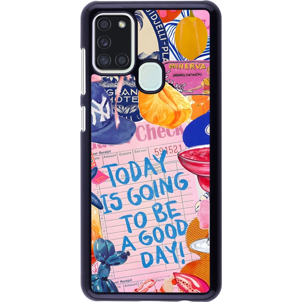 Samsung Galaxy A21s Case Hülle - Preppy Today is Going to be a good day