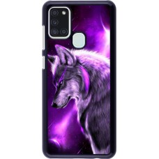 Hülle Samsung Galaxy A21s - Purple Sky Wolf