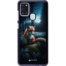 Samsung Galaxy A21s Case Hülle - Fuchs Mond Wald