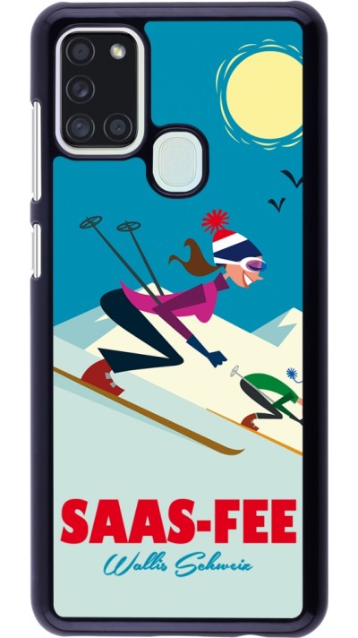 Coque Samsung Galaxy A21s - Saas-Fee Ski Downhill